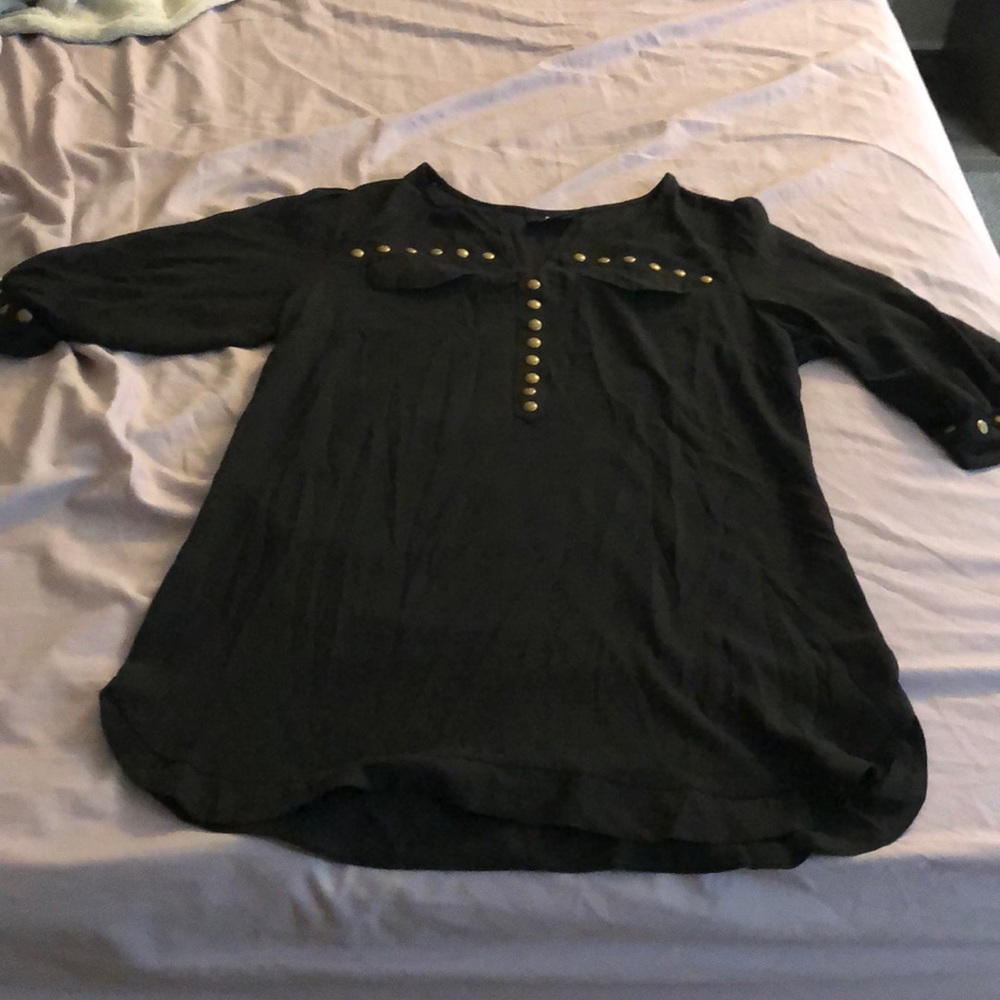 Beautiful Boutique Black Tunic Size Large